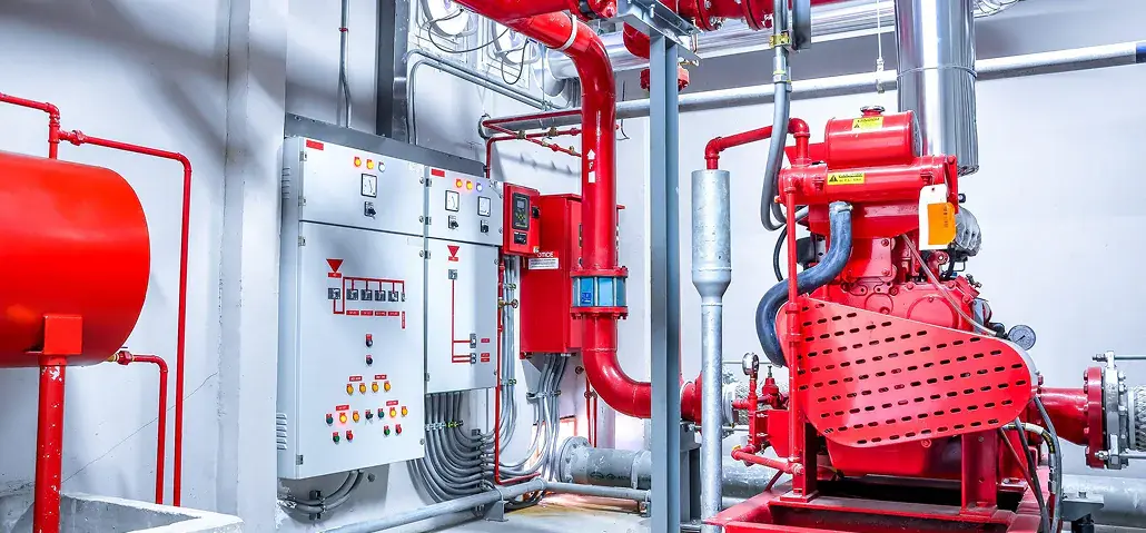 Fixed fire suppression system