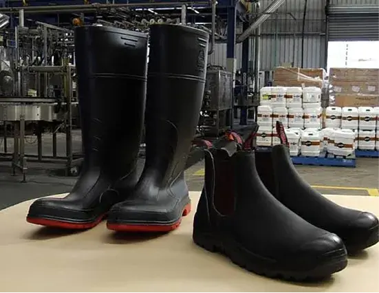 Protective safety boots and shoes